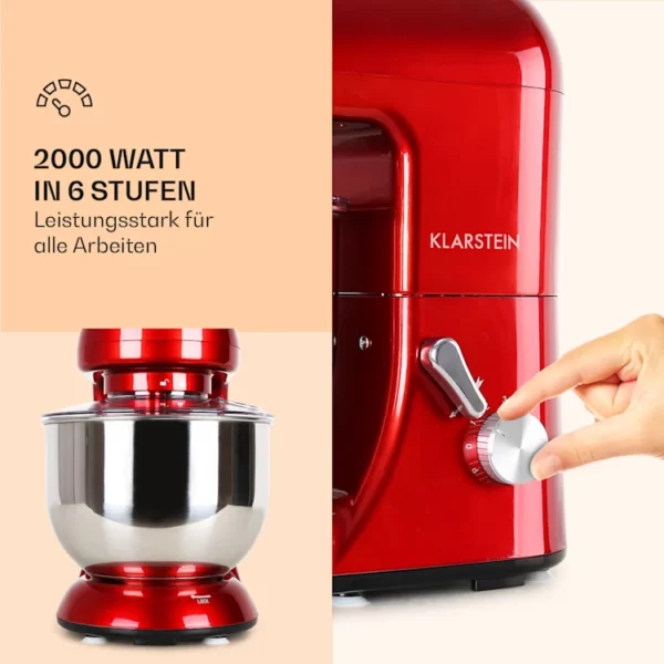 MÁY TRỘN BỘT KLARSTEIN BELLA ROSSA - Ảnh 6