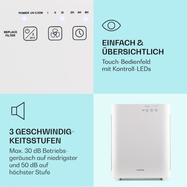 vhbw 1x Luftilter Ersatz für 10029862 für Luftreiniger - Kombifilter