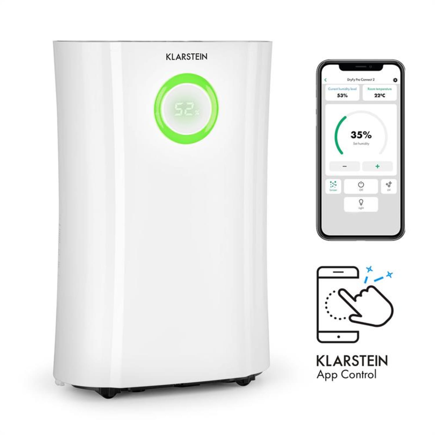 MÁY HÚT ẨM KLARSTEIN DRYFY PRO CONNECT