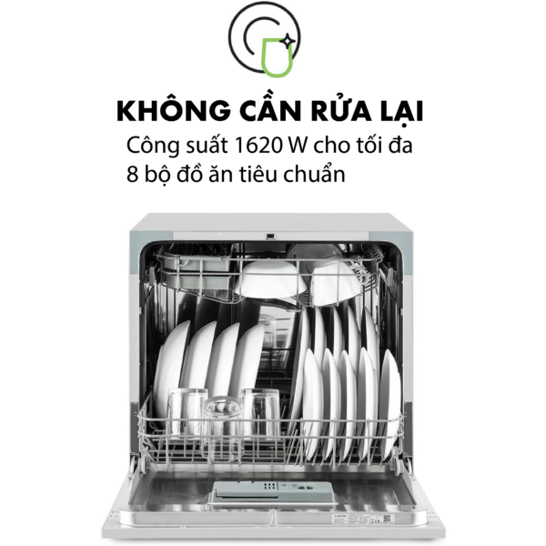 MÁY RỬA BÁT KLARSTEIN AMAZONIA 8 BỘ ĐỘC LẬP - Ảnh 7