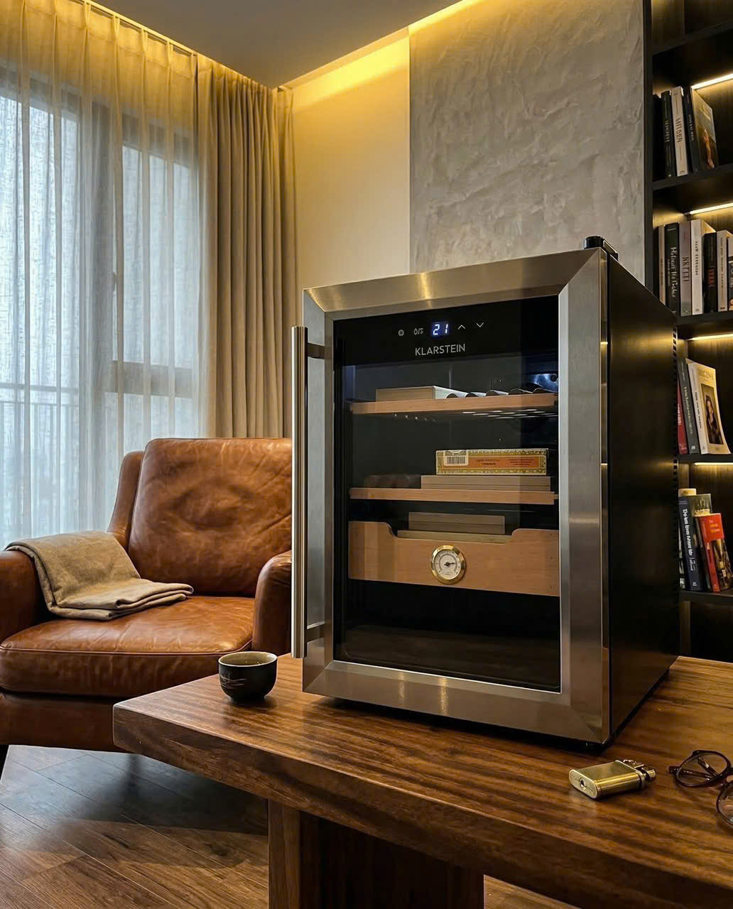 TỦ CIGAR KLARSTEIN EL PRESIDENTE 37L - Ảnh 3